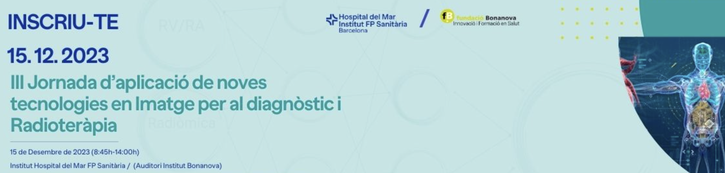 IIIa Jornada de Aplicación de nuevas tecnologías en Imagen para el Diagnóstico, Radioterapia y Dosimetría.