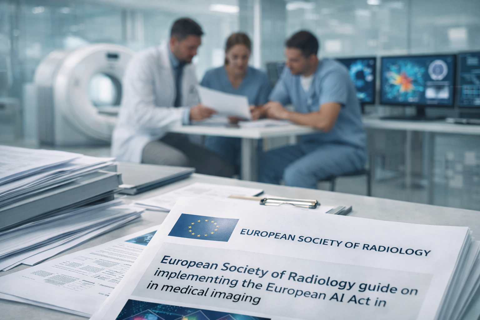 La Sociedad Europea de Radiología publica una guía clave para aplicar la Ley Europea de IA en imagen médica