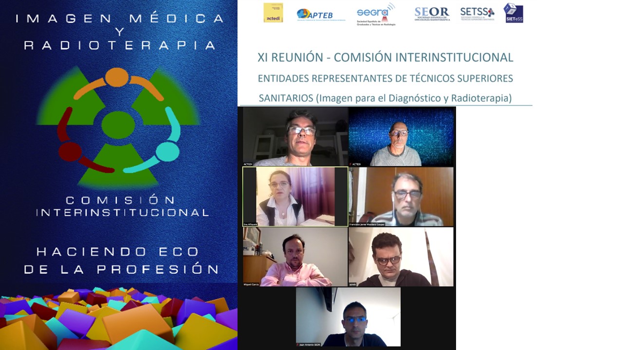 Reunión de la Comisión Interinstitucional de Técnicos en Imagen para el Diagnóstico y Radioterapia