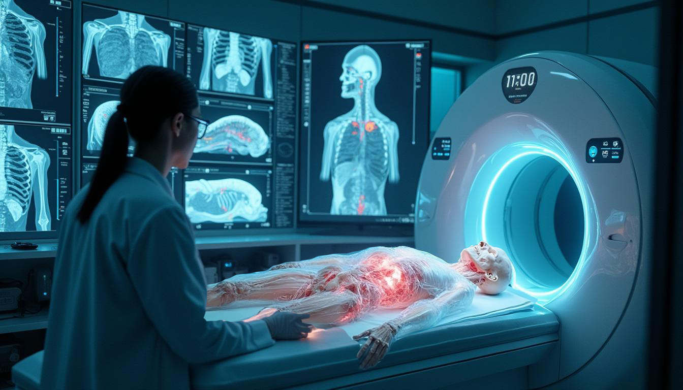 Imágenes en radiología forense: guía ilustrada sobre técnicas y protocolos de tomografía computarizada post mortem.