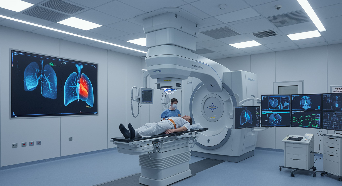 Desarrollos recientes en el campo de la radioterapia para el tratamiento de cáncer de pulmón.